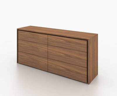 Zen Dresser in Walnut by Casabianca