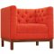 Panache Sofa EEI-1802 in Atomic Red Fabric by Modway w/Options