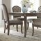 Amelia Dining Table 5Pc Set 487-DR in Antique Toffee by Liberty