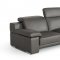 Evergreen Sofa Set 3Pc in Dark Grey Full Leather by VIG