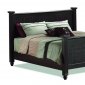 Black Sand Finish Contemporary Bed