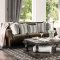 Cornelia Sofa SM3073 in Dark Brown Chenille Fabric w/Options