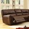 Blythe Motion Sectional Sofa 9606 in Brown by Homelegance