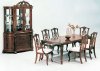 Brown Finish Classic 7Pc Dining Set w/Optional Items