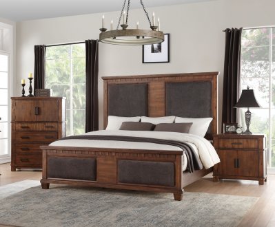 Vibia Bedroom 27160 in Cherry Oak by Acme w/Options