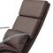 Chloe Rocker Chair & Ottoman in Brown Leatherette by Whiteline