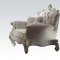 Versailles Chair 52107 in Ivory Fabric by Acme w/Options