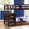 Atlas Bunk Bed B2250 in Dark Cherry by Homelegance