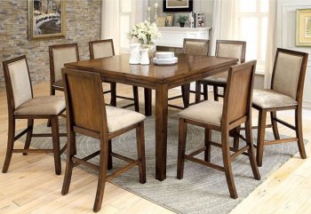 Ingrid II CM3134PT 7Pc Counter Height Dinette Set w/Options [FADS-CM3134PT-Ingrid II]