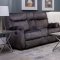 U7303C Motion Sectional Sofa in Granite by Global