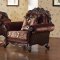 Bella Traditional Sofa in Brown Fabric w/Options