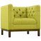 Panache Sofa EEI-1802 in Wheatgrass Fabric by Modway w/Options