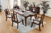 Stevensville CM3875 Dining Table in Brown Cherry w/Options