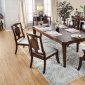 Stevensville CM3875 Dining Table in Brown Cherry w/Options