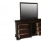 Versaille Bedroom Set 5Pc 1040 in Bordeaux by NCFurniture