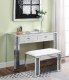 Noralie Vanity Desk 90465 in Mirror by Acme w/Options