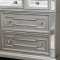 Salamanca CM7673 Bedroom in Silver Tone w/Options