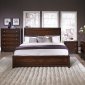 Warm Brown Cherry Finish Traditional Bedroom w/Optional Items