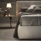 Gap Storage Bed in White Leatherette by J&M