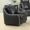 504221 Myles Sofa in Black Bonded Leather by Coaster w/Options