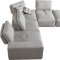 Platte Sectional Sofa 1675 in Grey Fabric by VIG