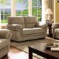 Jaya Sofa CM6503LB in Light Brown Microfiber Fabric w/Options