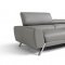 Mood Power Reclining Sectional Sofa in Grey Leather by J&M