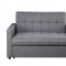 Vaiknock Adjustable Sofa LV00177 in Dark Gray Linen by Acme