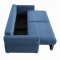 Haran Sleeper Sofa LV03120 in Blue Fabric by Acme