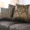 Mikayla Sofa SM6211 in Charcoal Chenille Fabric w/Options