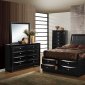 Hayden Bedroom in Black by Global w/Optional Case Goods