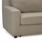 Jenny Sectional Sofa Sleeper in Beige Premium Leather by J&M