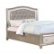 Bling Game Bedroom 204180 in Platinum w/Storage Bed by Coaster