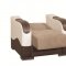 Fomex Sofa Bed in Microfiber by Rain w/Optional Items