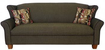 Onyx Fabric Modern Sofa & Loveseat Set w/Optional Items [PMS-7800-Onyx]