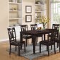 Sonata Dining Set 7Pc 71955 in Espresso by Acme