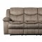 Bastrop Reclining Sofa 8230FBR in Brown Fabric by Homelegance