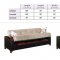 Rosso Sofa Bed in Light Coffee Microfiber by Rain w/Options