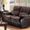 Cranley Motion Sofa 9700FCP in Chocolate Fabric by Homelegance