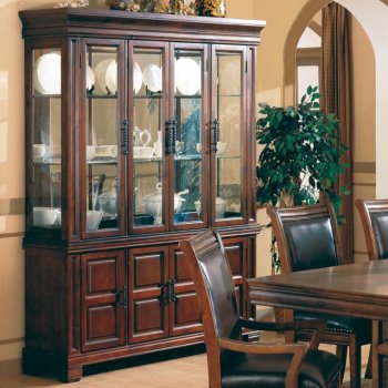 3638 Westminster Buffet w/Hutch in Cherry by Coaster [CRBU-3638-Westminster]