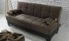 Inter Mebel Sofa Bed in Brown Fabric by Mobista