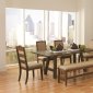 Arcadia 105681 Dining Table in Acacia by Coaster w/Options