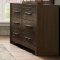 Bowers Bedroom 5Pc Set 1952 in Rustic Brown w/Options