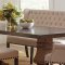 Mapleton Dining Table 190451 in Rustic Amber - Coaster w/Options