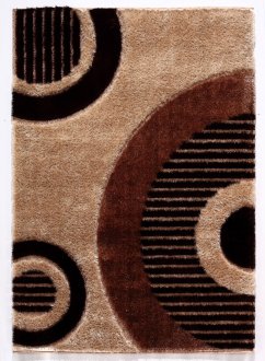 Modern C8036 Brown Area Rug