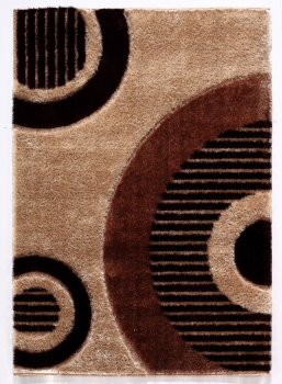 Modern C8036 Brown Area Rug [IKRU-C8036-BROWN]