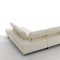 Ming 8009 Sectional Sofa in Off-White Genuine Italian Leather