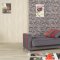 Decora Sofa Bed in Gray Fabric by Casamode w/Options