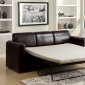 15270 Costa Sofa Espresso Vinyl w/Queen Sleeper by Acme