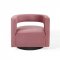 Spin Swivel Accent Chair in Dusty Rose Velvet by Modway